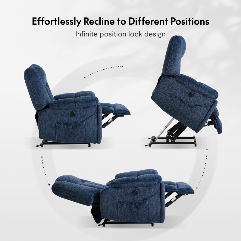 XL6 Power Lift Recliner Chair With Heat And Massage | FlexiSpot US